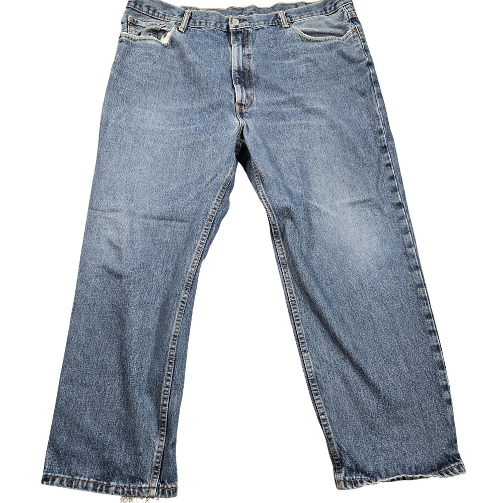 Levis 550 Jeans Mens 41x27 (tag 44x29) Blue Medium Wash Relaxed Tapered Denim